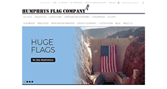 Desktop Screenshot of humphrysflag.com